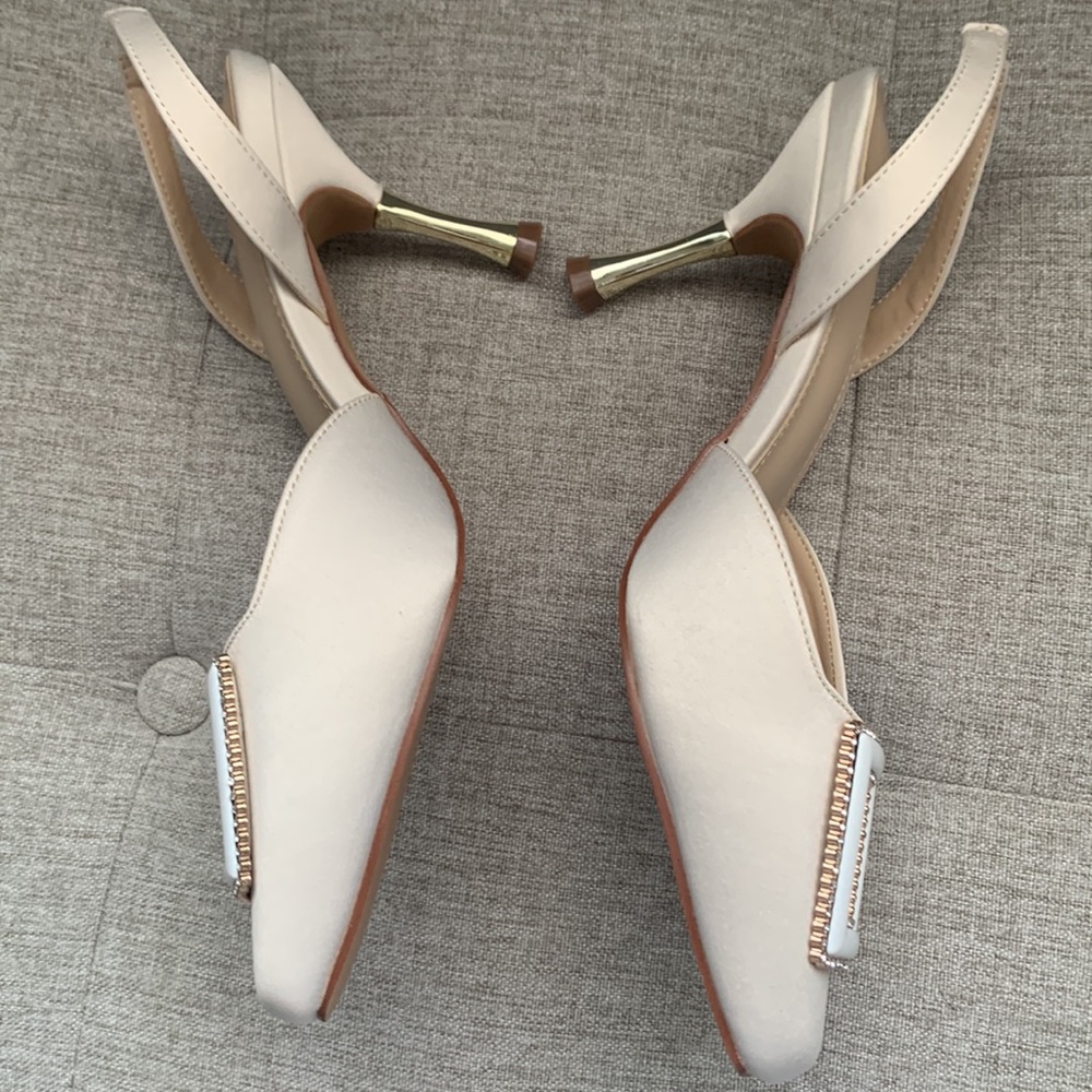 Bridal stiletto heels white - Picture 3 of 6